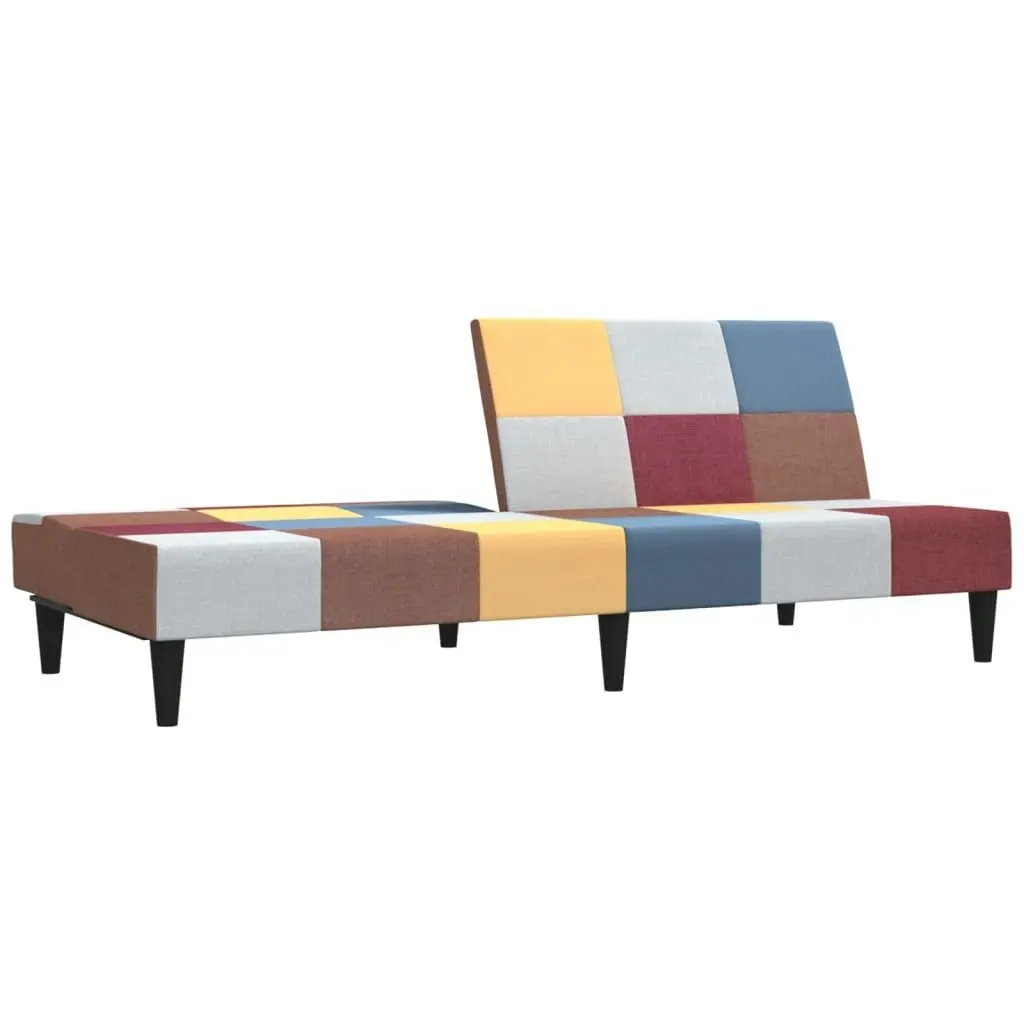 2-Seater Sofa Bed Fabric 375824