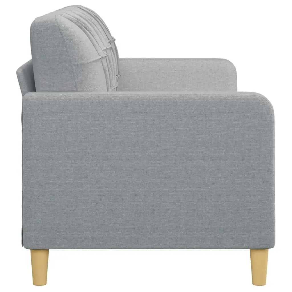 3-Seater Sofa Light Grey 180 cm Fabric 359099