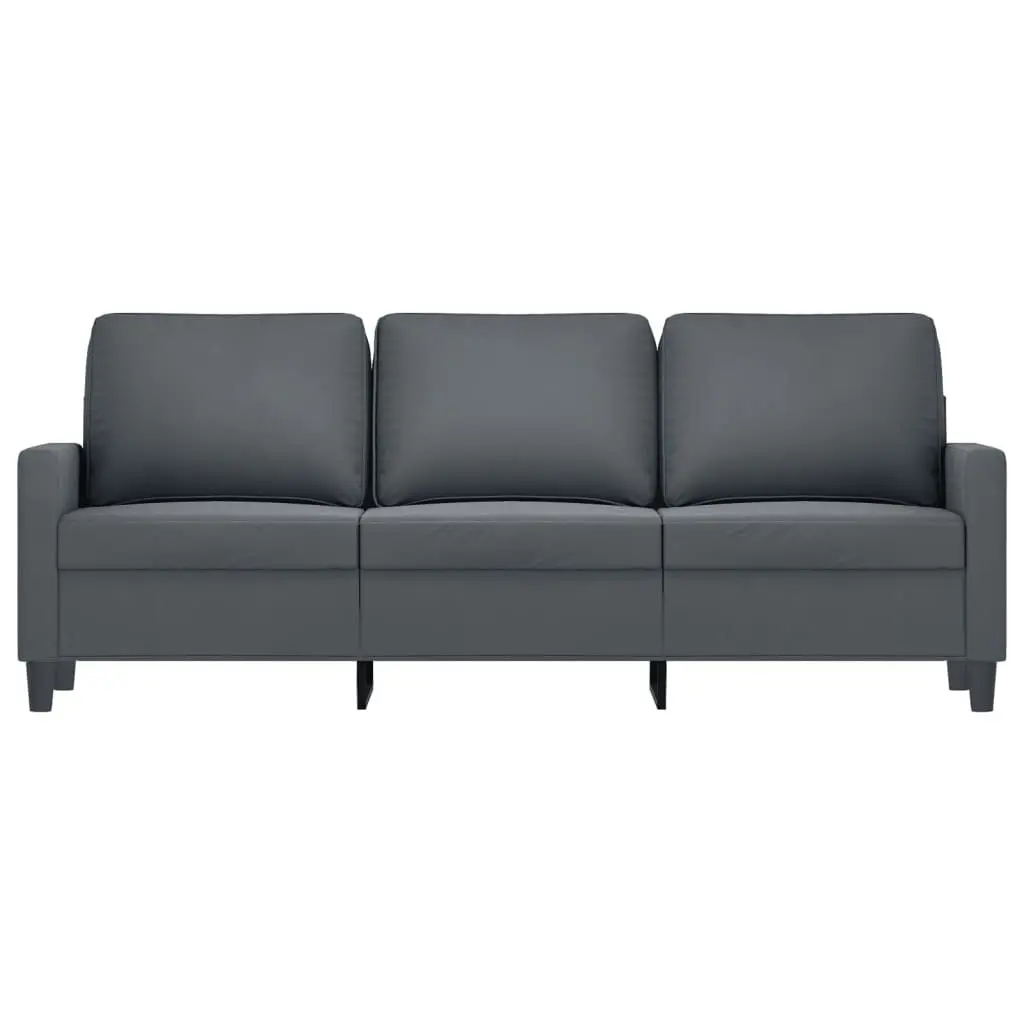 3-Seater Sofa Dark Grey 180 cm Velvet 359210