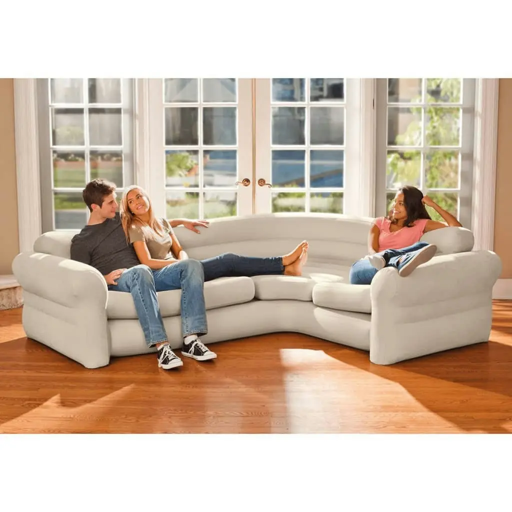 Intex Inflatable Corner Sofa/Couch 257x203x76 cm 68575NP 3202736