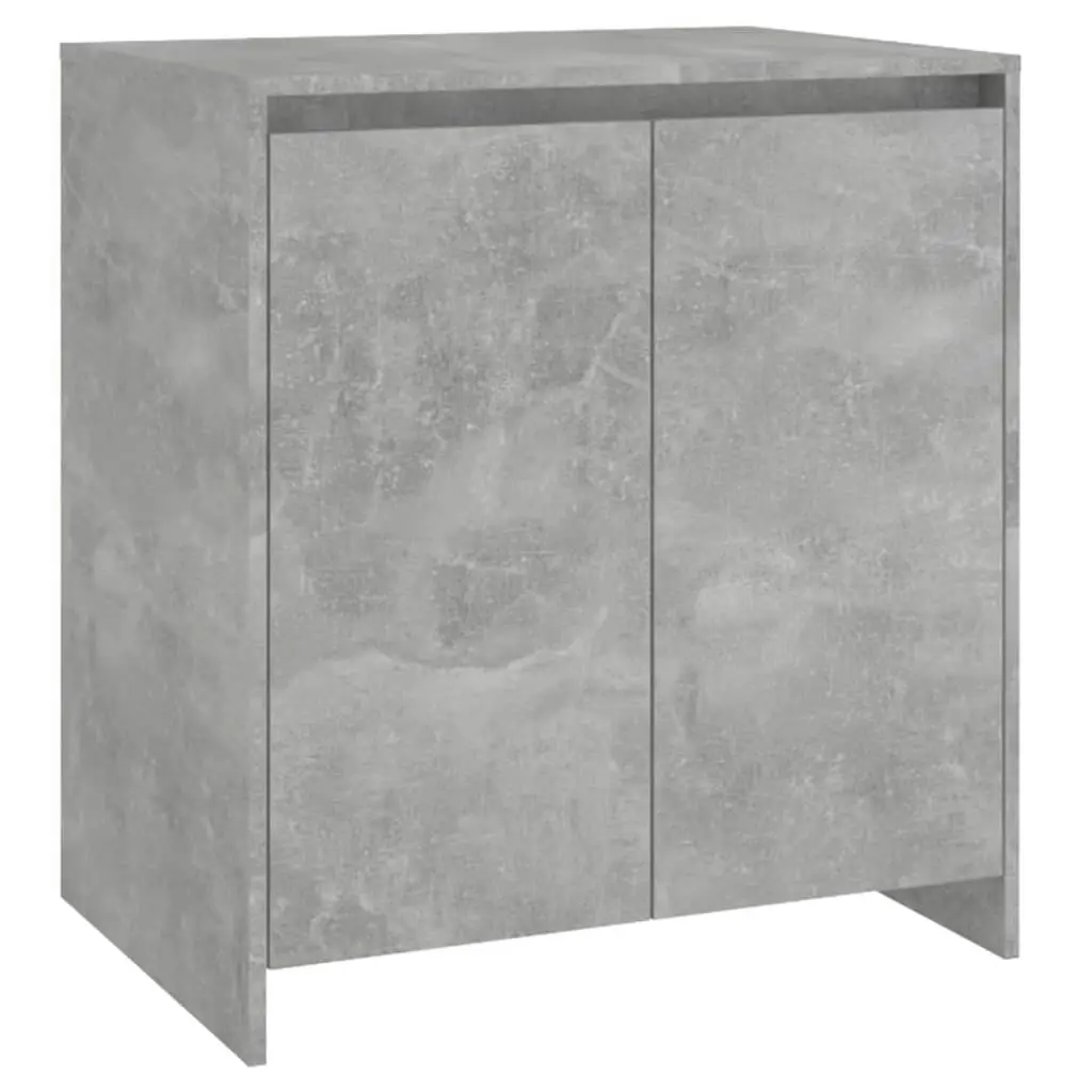 2 Piece Sideboard Concrete Grey Engineered Wood 3098060