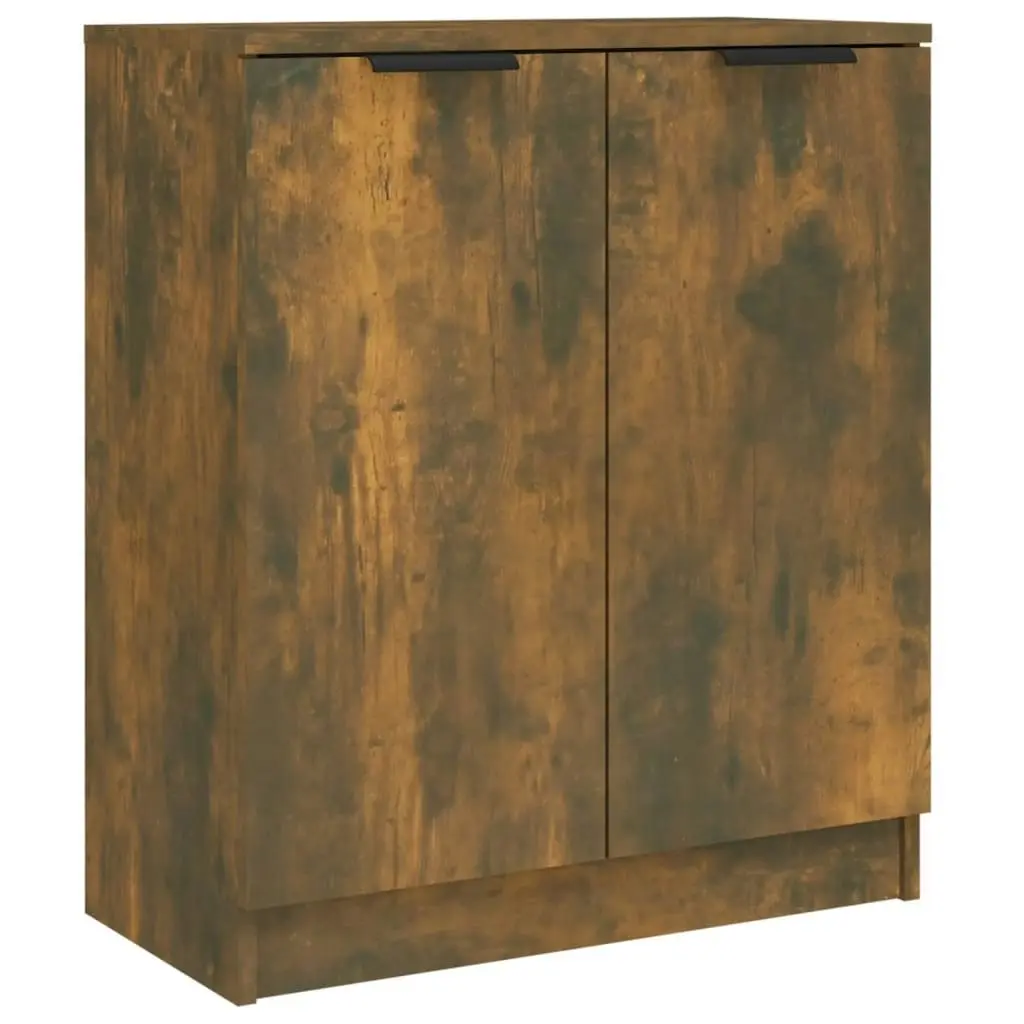 3 Piece Sideboards Smoked Oak Engineered Wood 3115785