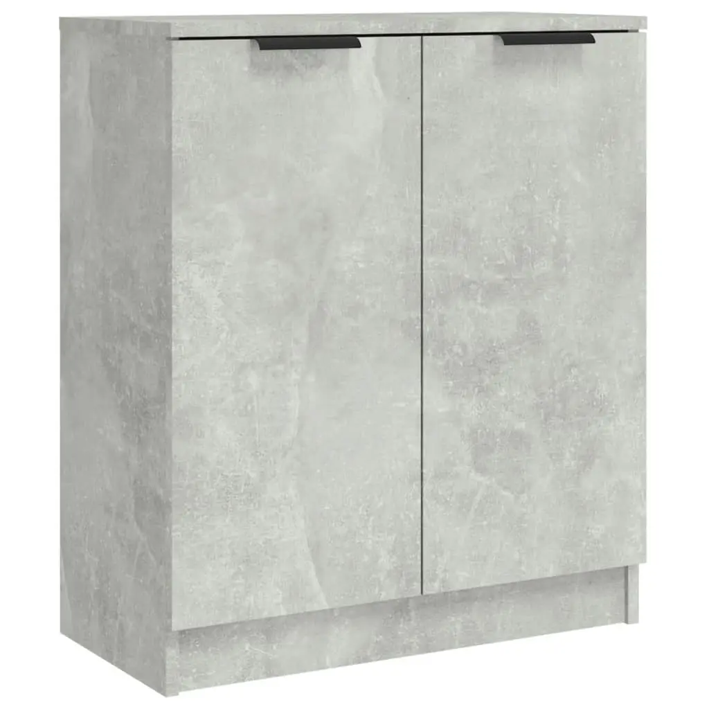 3 Piece Sideboards Concrete Grey Engineered Wood 3115783