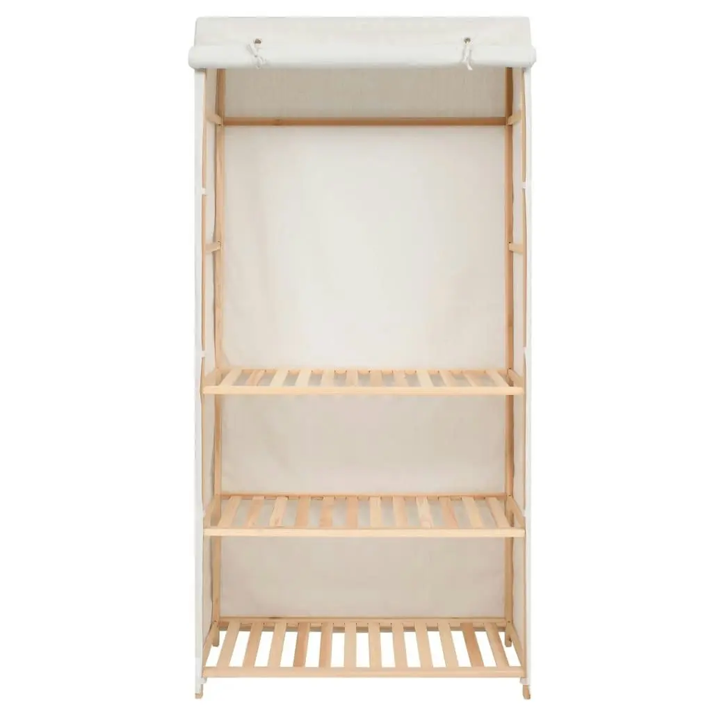 3-Tier Clothes Wardrobe 79x40x170 cm 247107