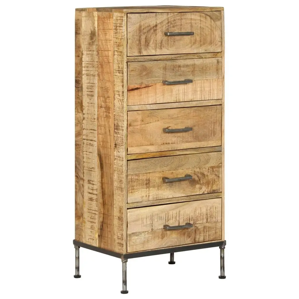 Chest of Drawers 45x35x106 cm Solid Mango Wood 247806