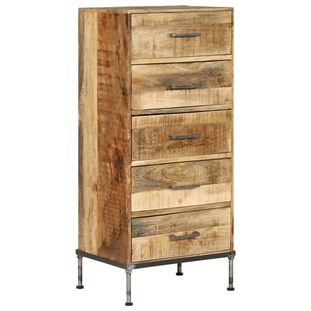 Chest of Drawers 45x35x106 cm Solid Mango Wood 247806