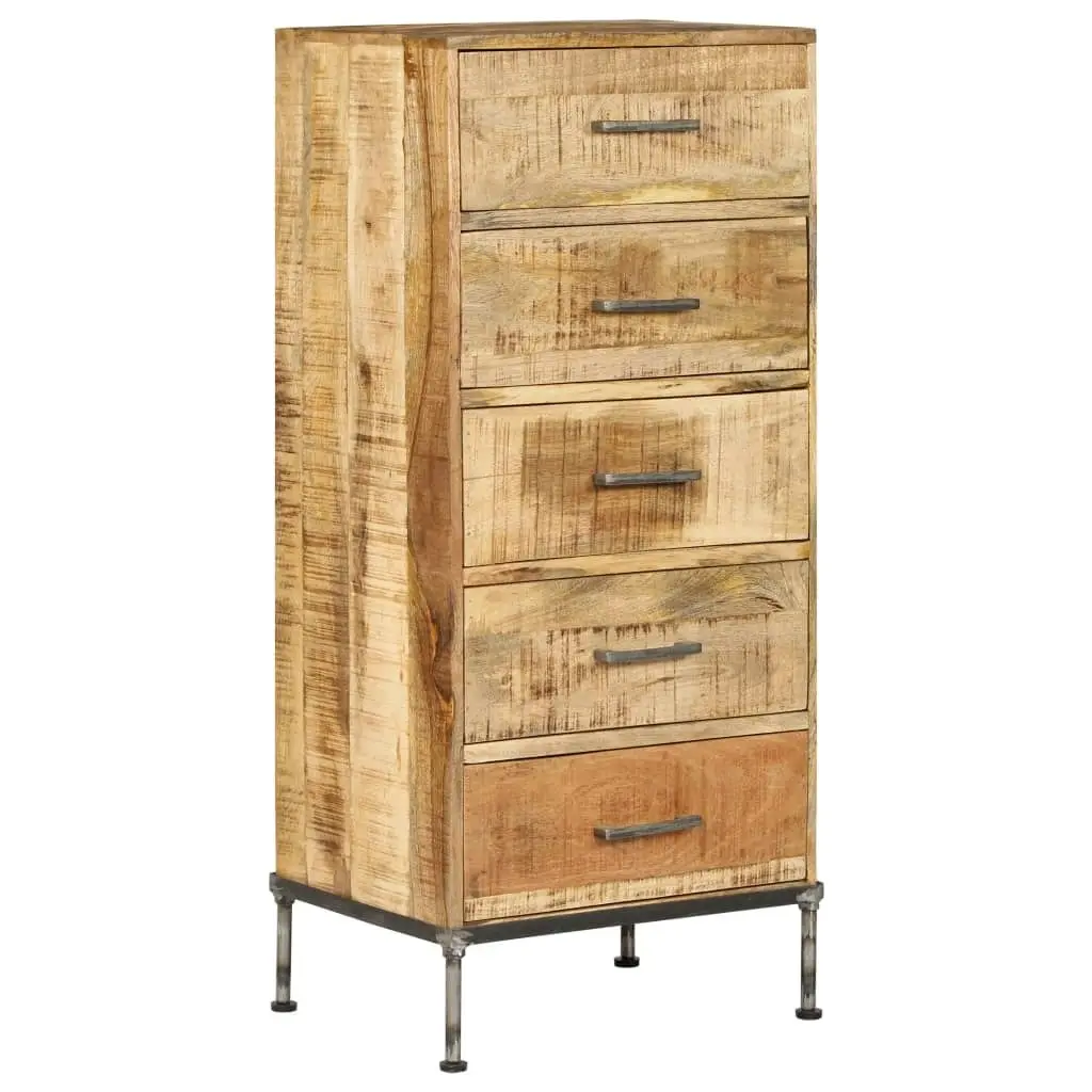 Chest of Drawers 45x35x106 cm Solid Mango Wood 247806