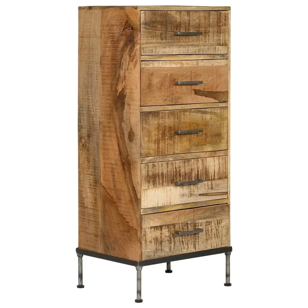 Chest of Drawers 45x35x106 cm Solid Mango Wood 247806