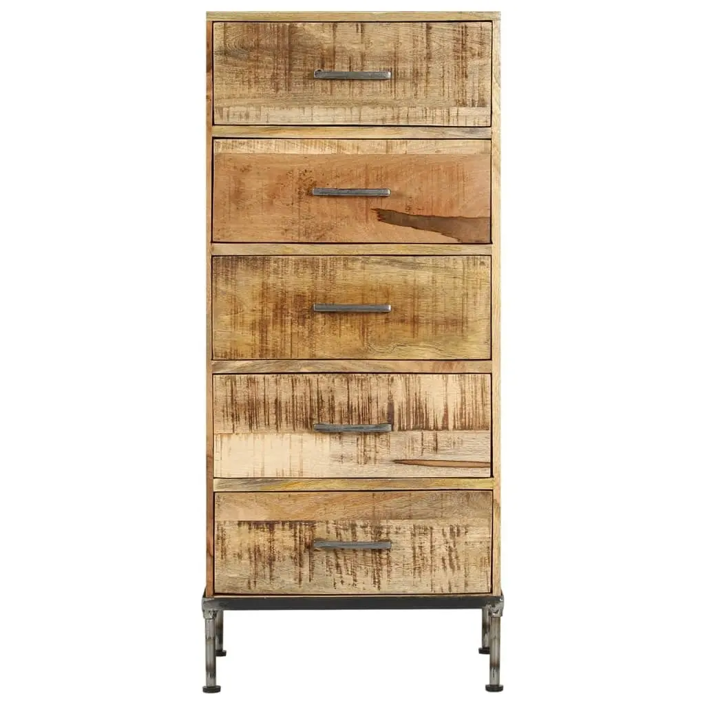 Chest of Drawers 45x35x106 cm Solid Mango Wood 247806