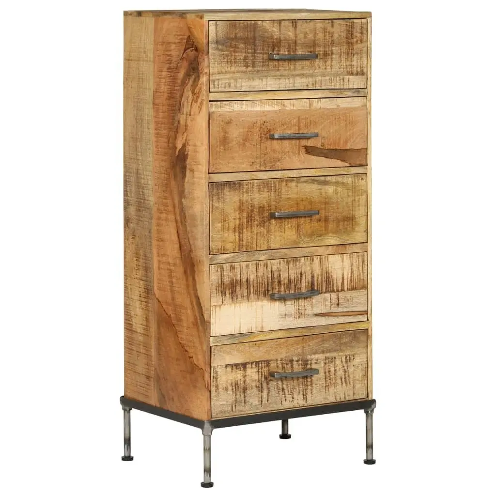 Chest of Drawers 45x35x106 cm Solid Mango Wood 247806