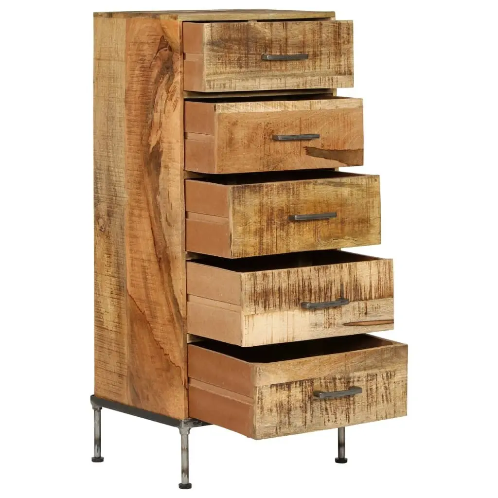 Chest of Drawers 45x35x106 cm Solid Mango Wood 247806