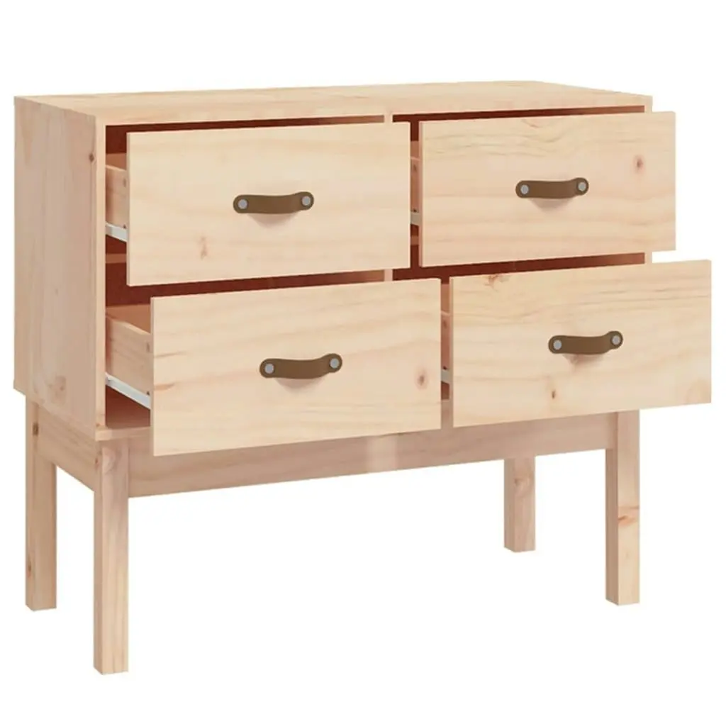 Console Cabinet 90x40x78 cm Solid Wood Pine 821739