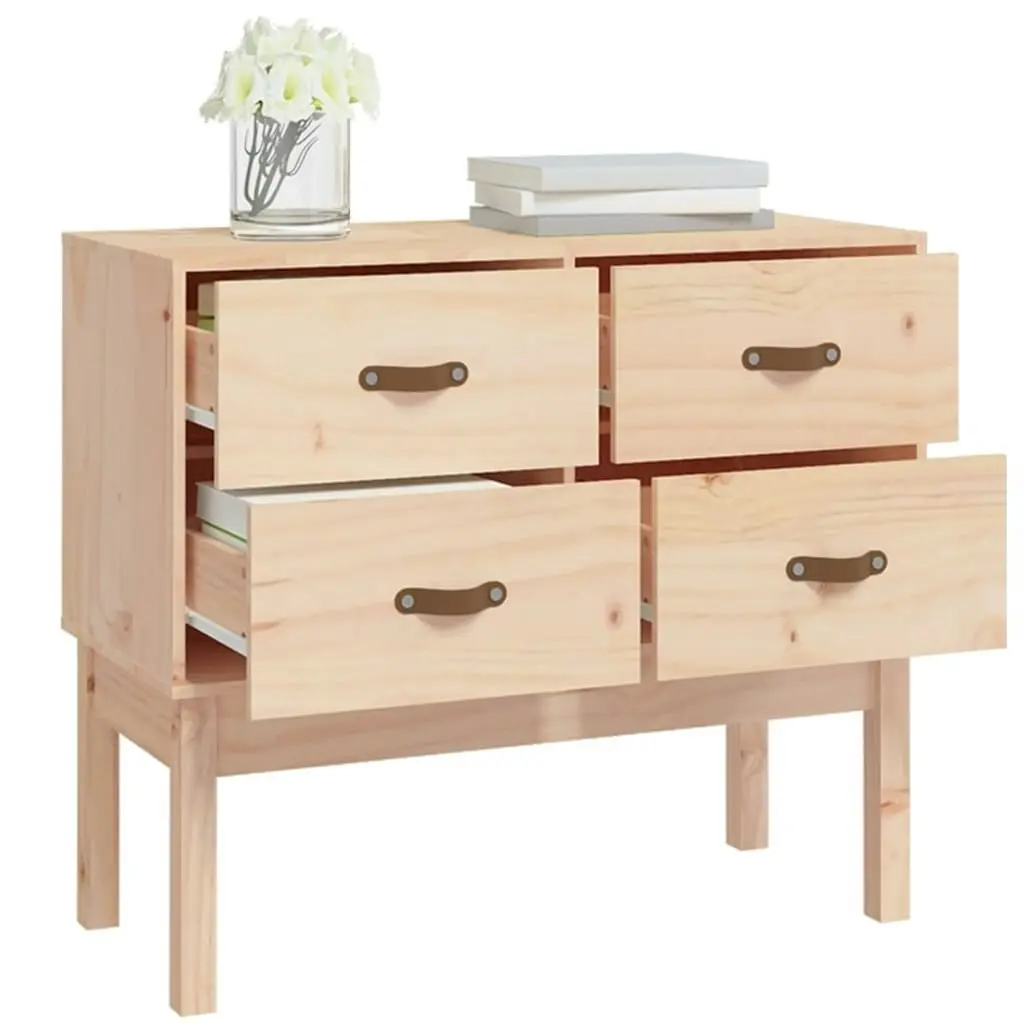 Console Cabinet 90x40x78 cm Solid Wood Pine 821739