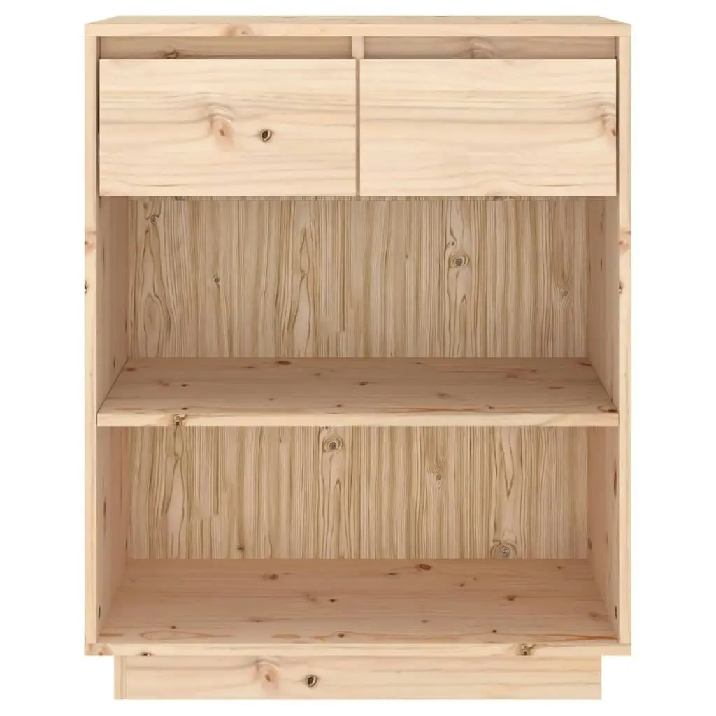 Console Cabinet 60x34x75 cm Solid Wood Pine 813834