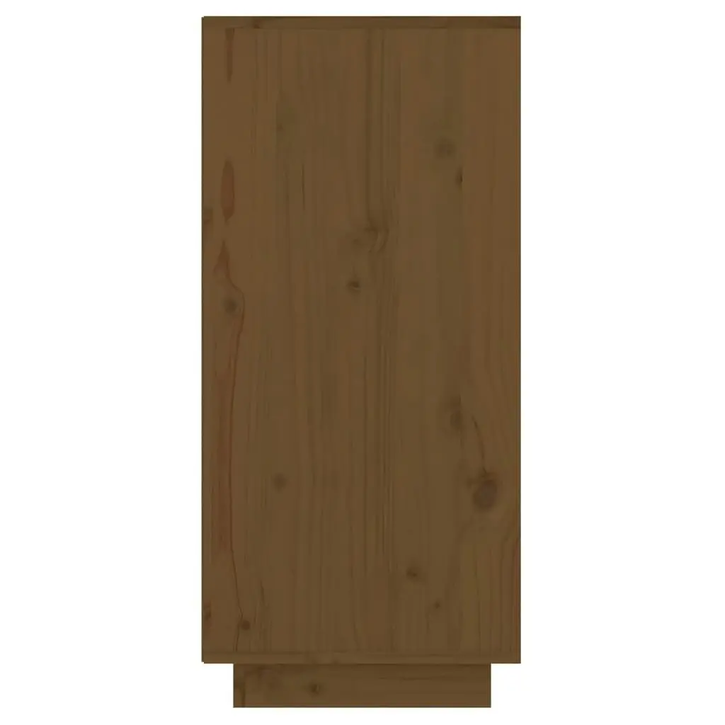 Console Cabinet Honey Brown 60x34x75 cm Solid Wood Pine 813837