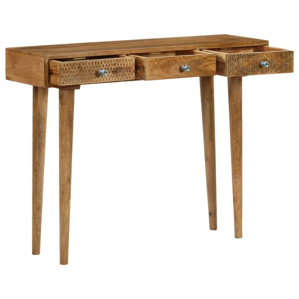 Console Table Solid Mango Wood 102x30x79 cm 246976