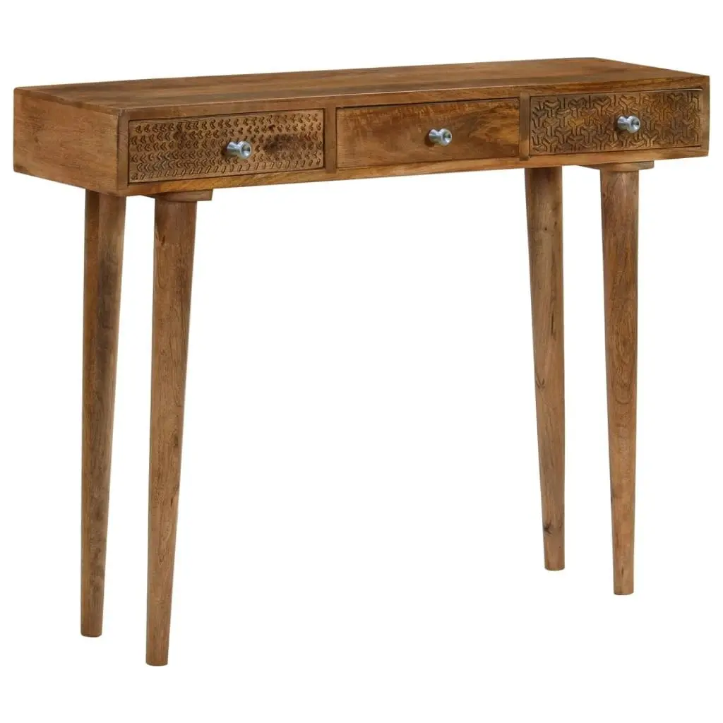 Console Table Solid Mango Wood 102x30x79 cm 246976