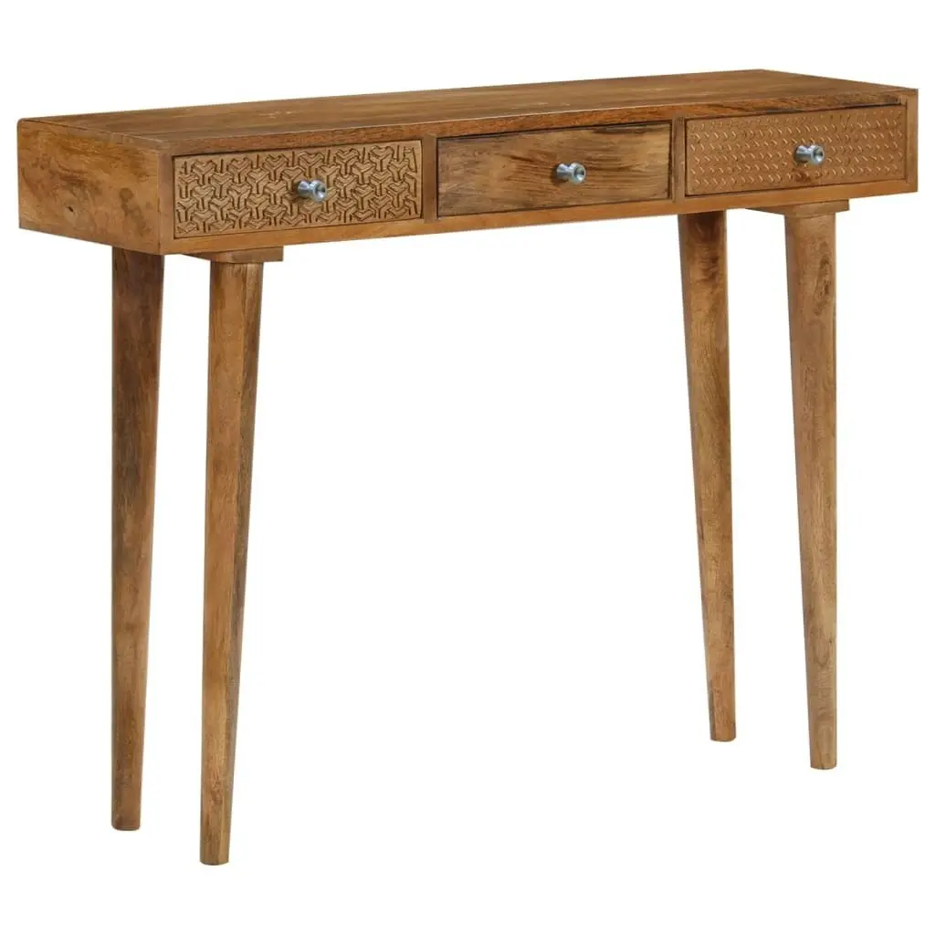 Console Table Solid Mango Wood 102x30x79 cm 246976