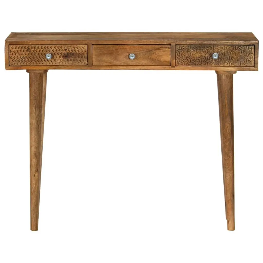 Console Table Solid Mango Wood 102x30x79 cm 246976