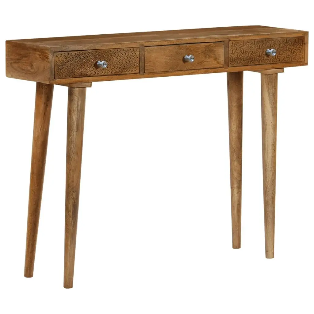 Console Table Solid Mango Wood 102x30x79 cm 246976