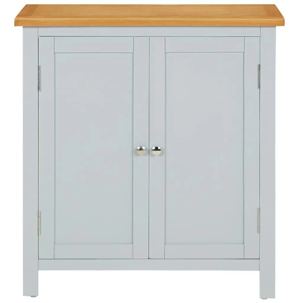 Cupboard 70x35x75 cm Solid Oak Wood 288623