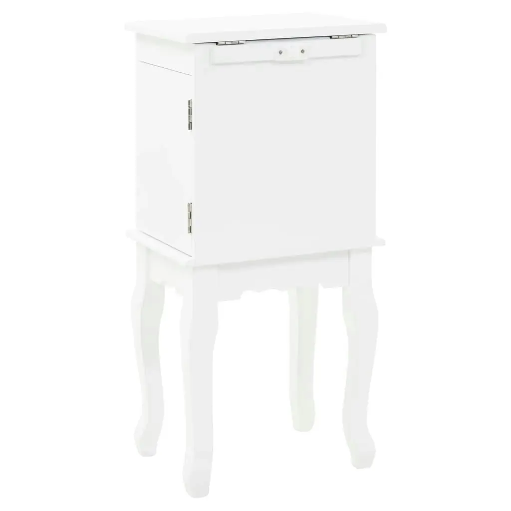 Free Standing Jewelery Cabinet White 246960