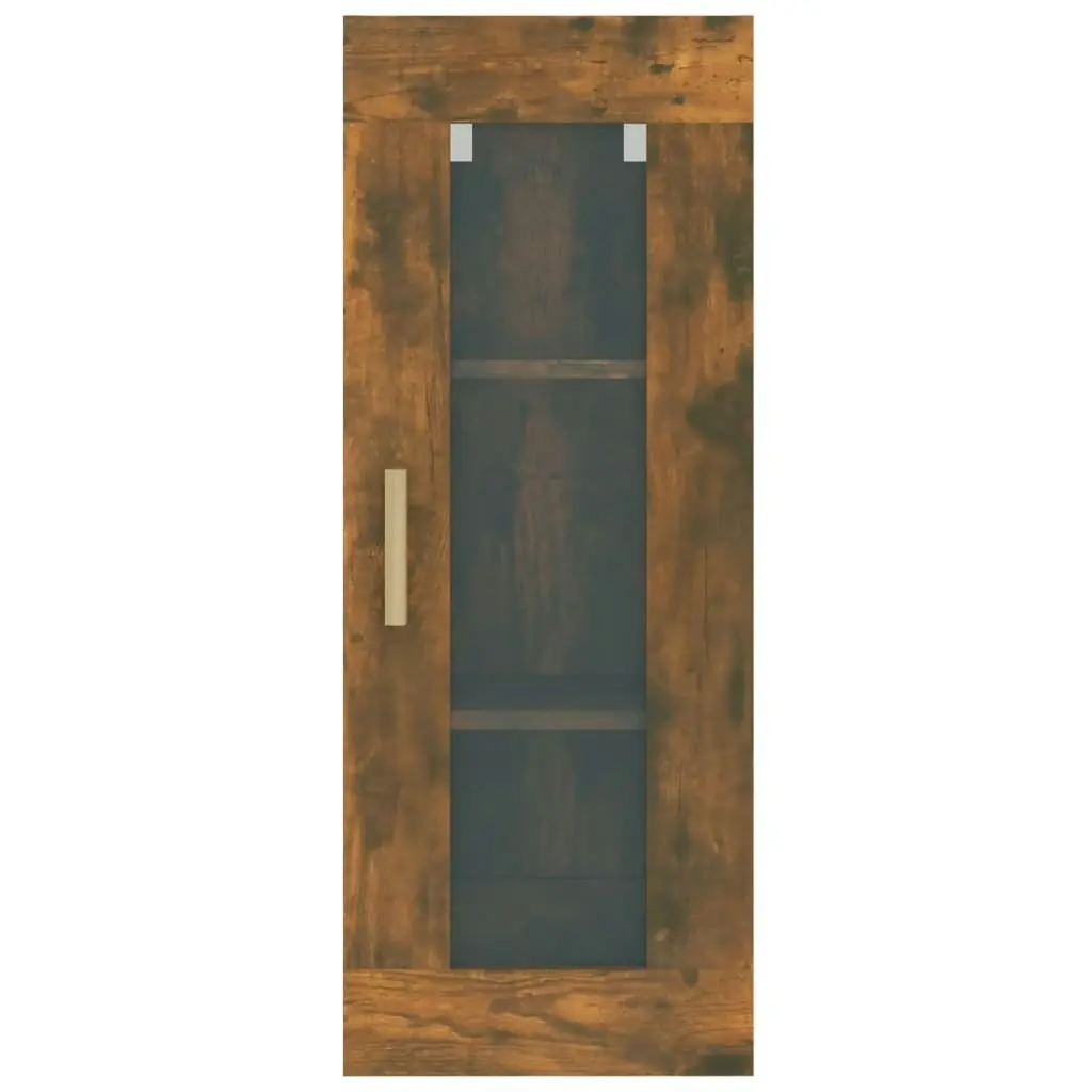 Hanging Wall Cabinet Smoked Oak 34.5x34x90 cm 817444