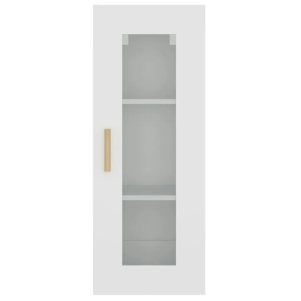 Hanging Wall Cabinet White 34.5x34x90 cm 812447