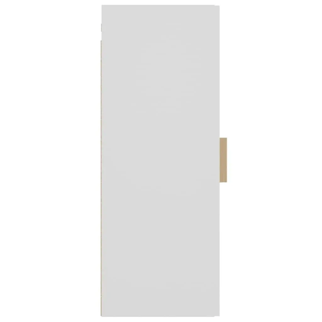 Hanging Wall Cabinet White 34.5x34x90 cm 812447