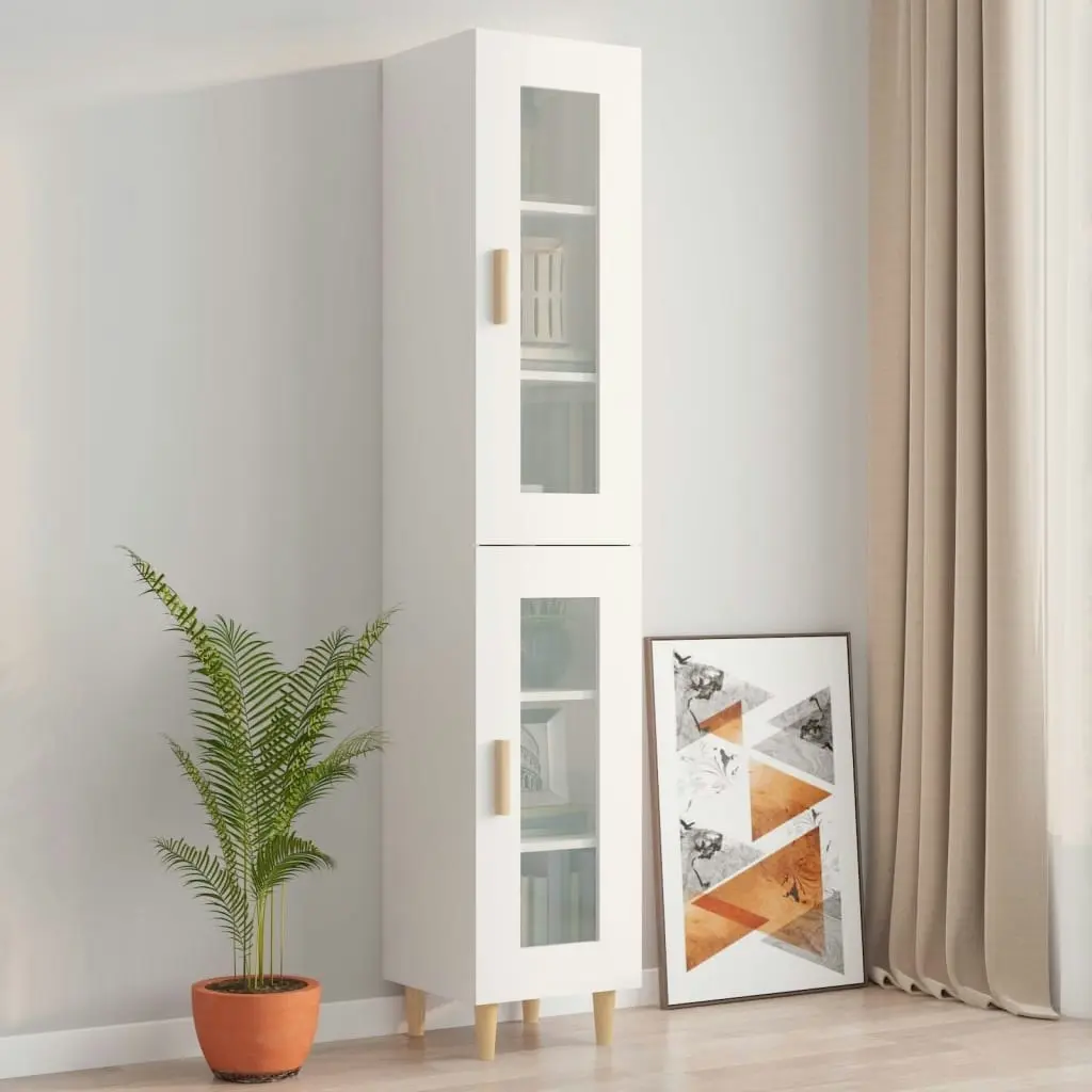 Hanging Wall Cabinet White 34.5x34x90 cm 812447