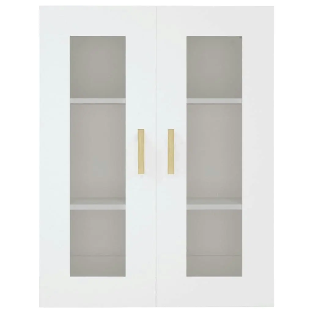 Hanging Wall Cabinet White 69.5x34x90 cm 812276