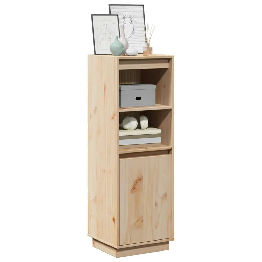 Highboard 37x34x110 cm Solid Wood Pine 813515