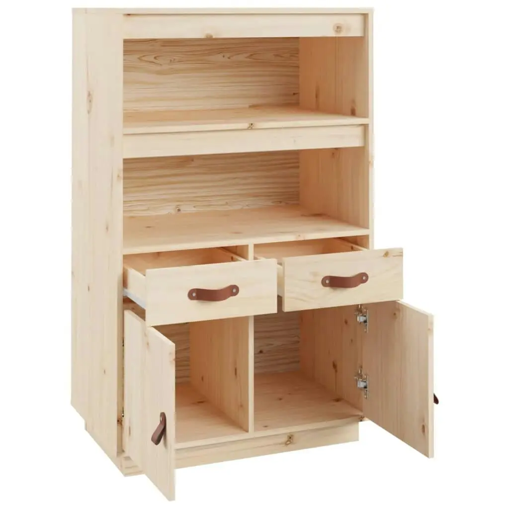 Highboard 67x40x108.5 cm Solid Wood Pine 820157