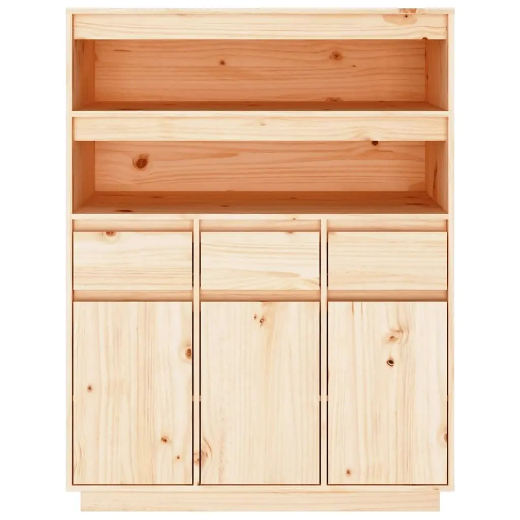 Highboard 89x40x116.5 cm Solid Wood Pine 818215