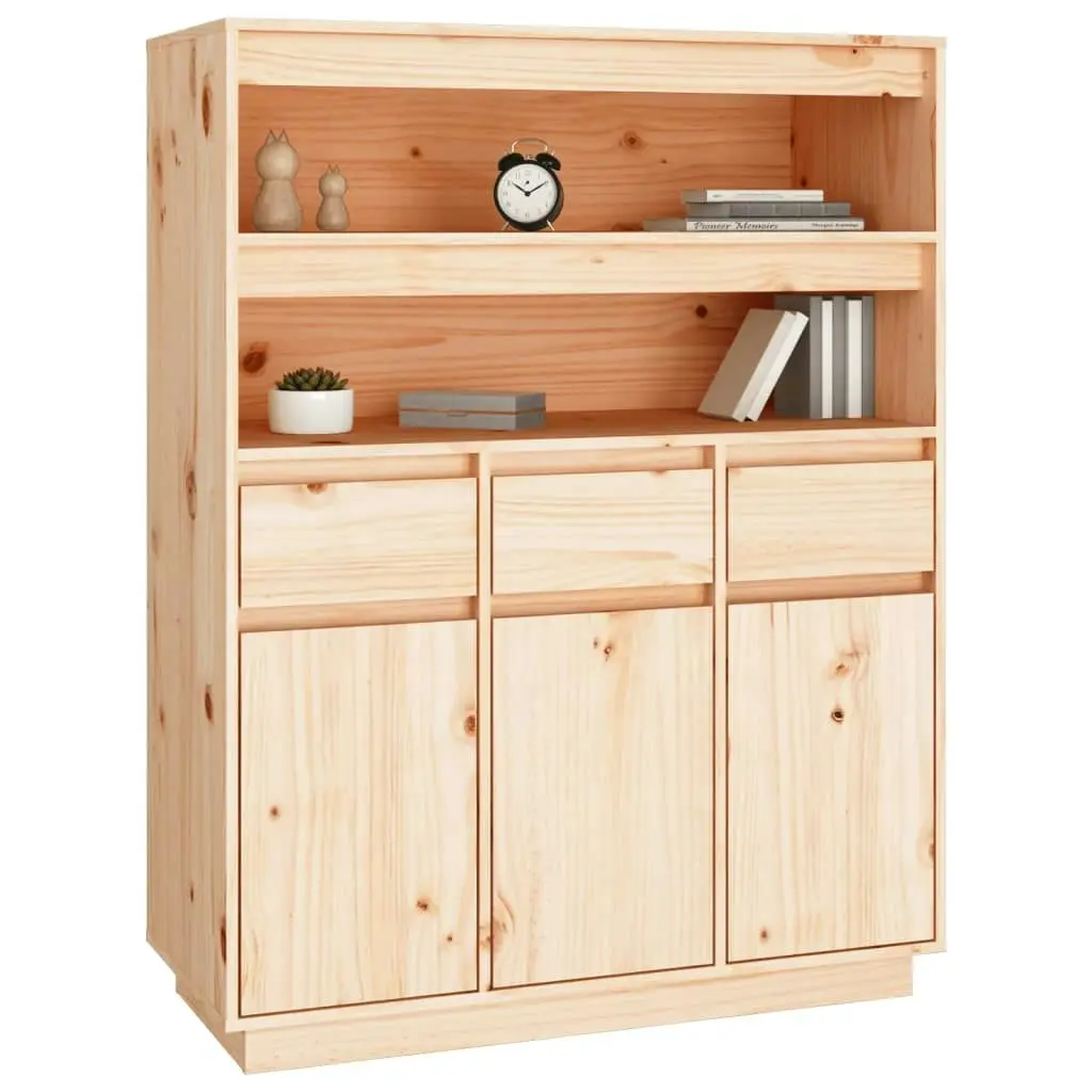 Highboard 89x40x116.5 cm Solid Wood Pine 818215