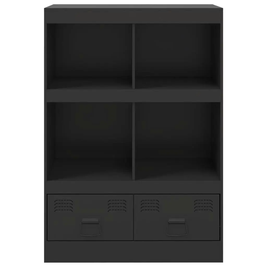 Highboard Black 67x39x95 cm Steel 841799