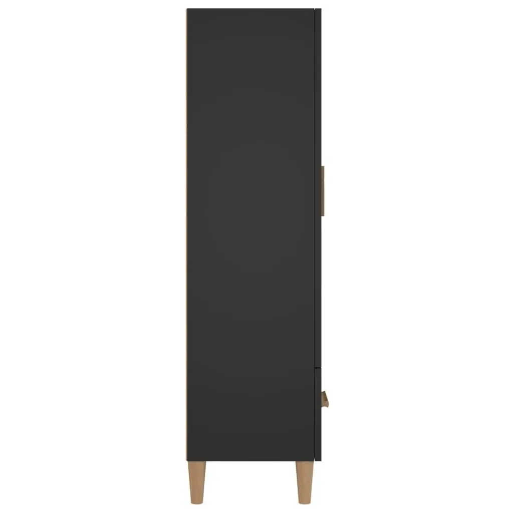 Highboard Black 70x31x115 cm Engineered Wood 812529