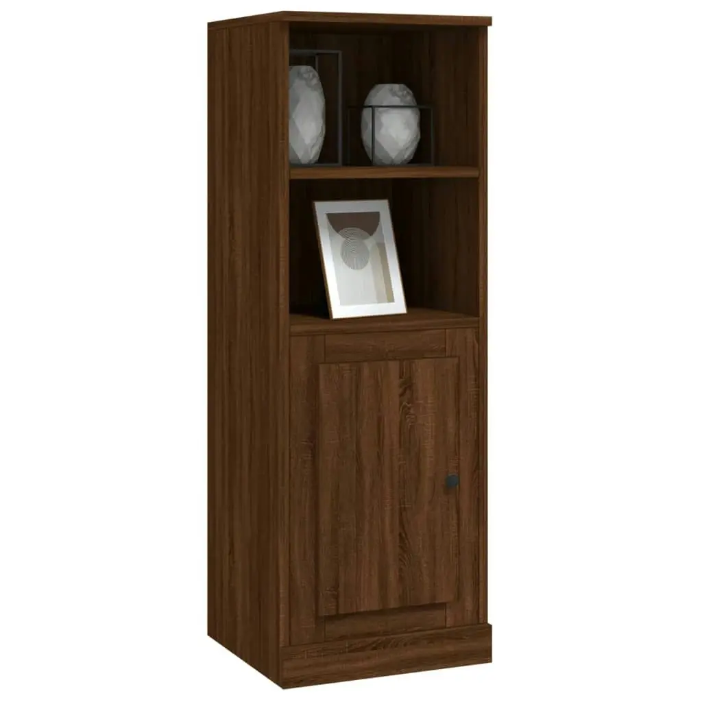 Highboard Brown Oak 36x35.5x103.5 cm Engineered Wood 816327