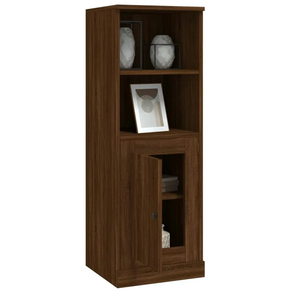 Highboard Brown Oak 36x35.5x103.5 cm Engineered Wood 816327