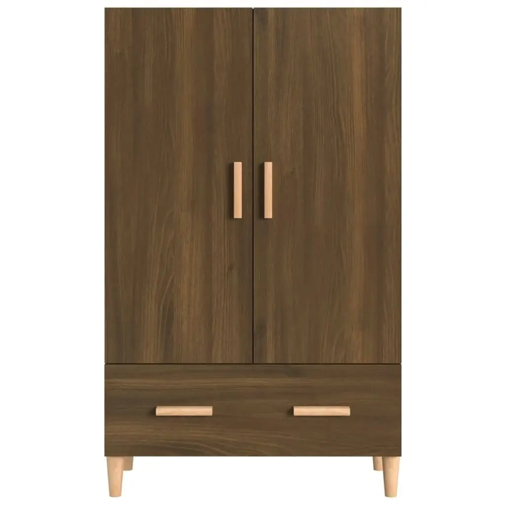 Highboard Brown Oak 70x31x115 cm Engineered Wood 817473