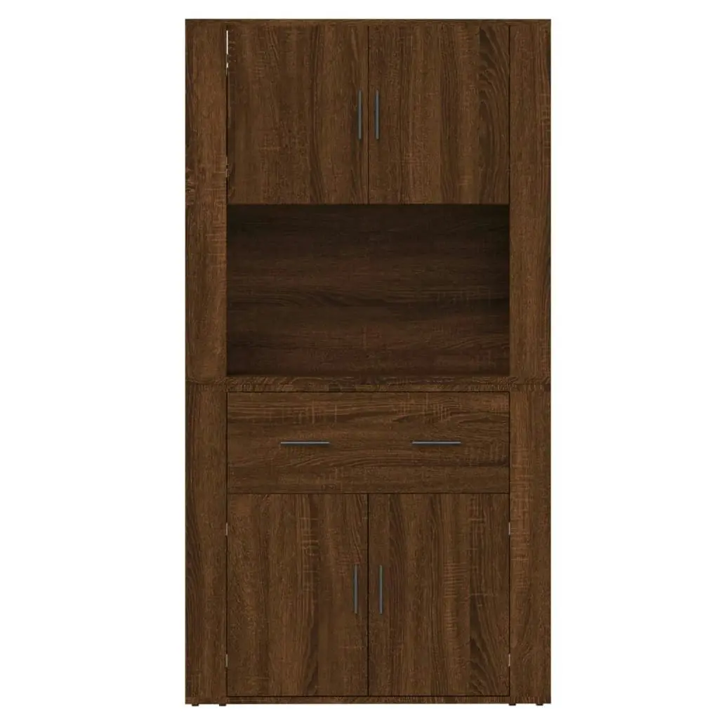 Highboard Brown Oak Engineered Wood 3185374