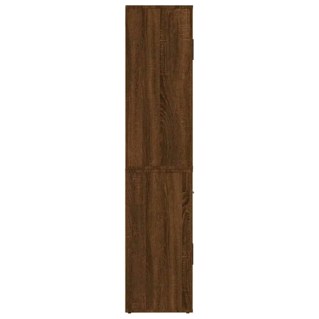 Highboard Brown Oak Engineered Wood 3185374