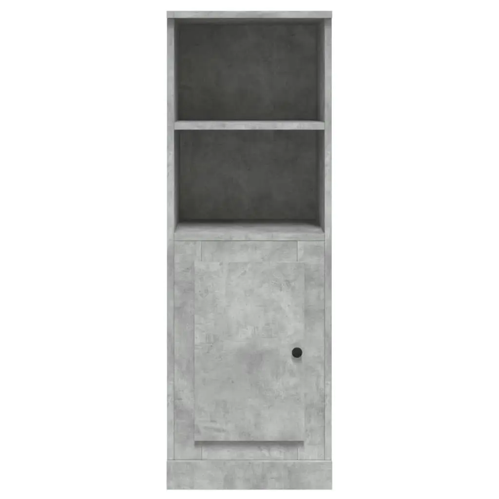 Highboard Concrete Grey 36x35.5x103.5 cm Engineered Wood 816324