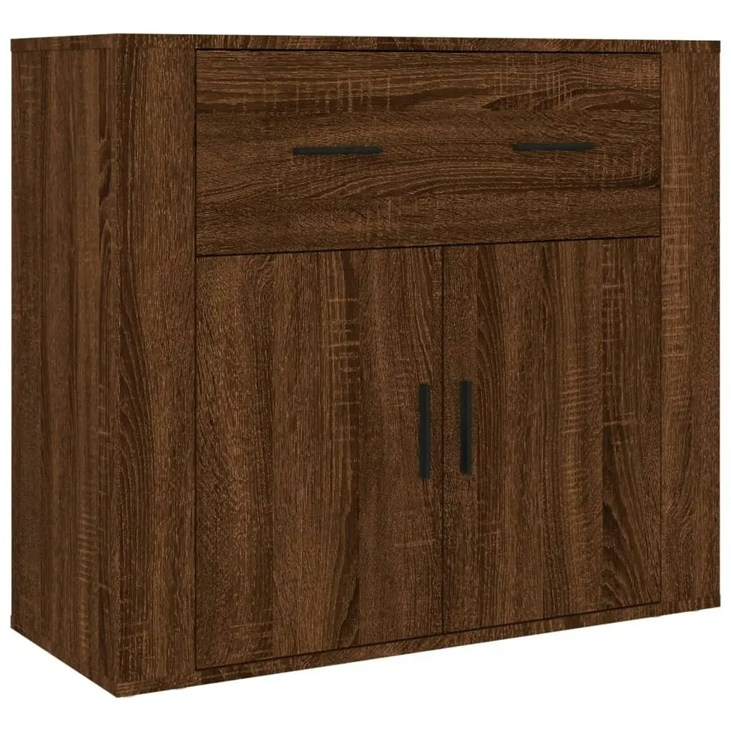 Highboard Brown Oak Engineered Wood 3185382