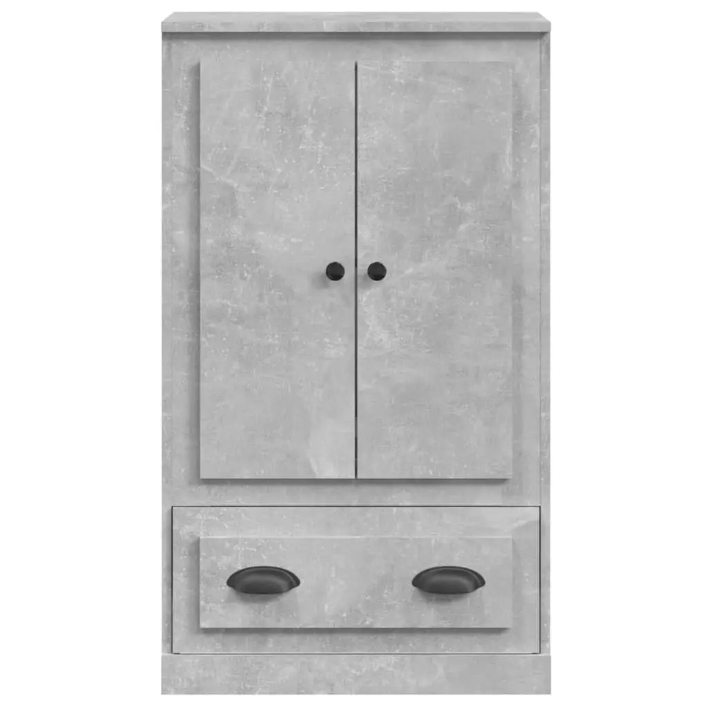 Highboard Concrete Grey 60x35.5x103.5 cm Engineered Wood 816300