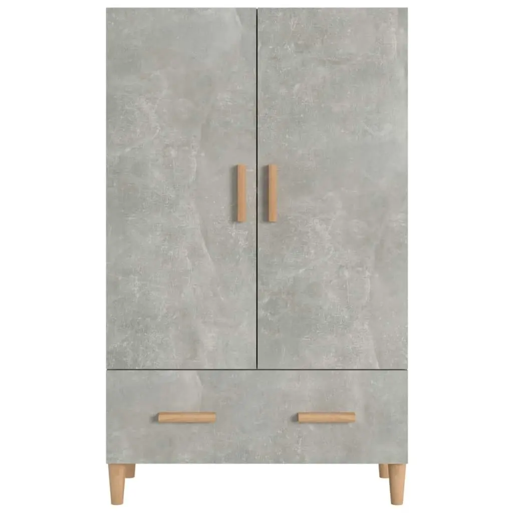 Highboard Concrete Grey 70x31x115 cm Engineered Wood 812532