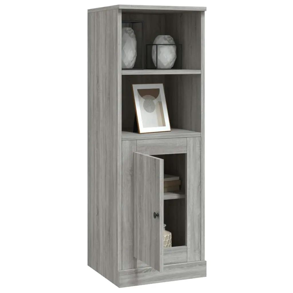 Highboard Grey Sonoma 36x35.5x103.5 cm Engineered Wood 816326