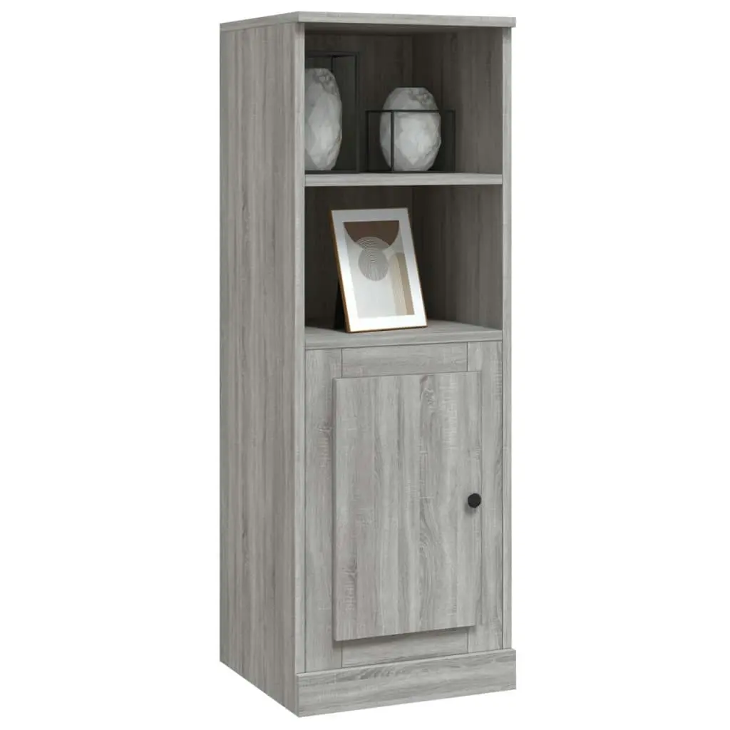 Highboard Grey Sonoma 36x35.5x103.5 cm Engineered Wood 816326