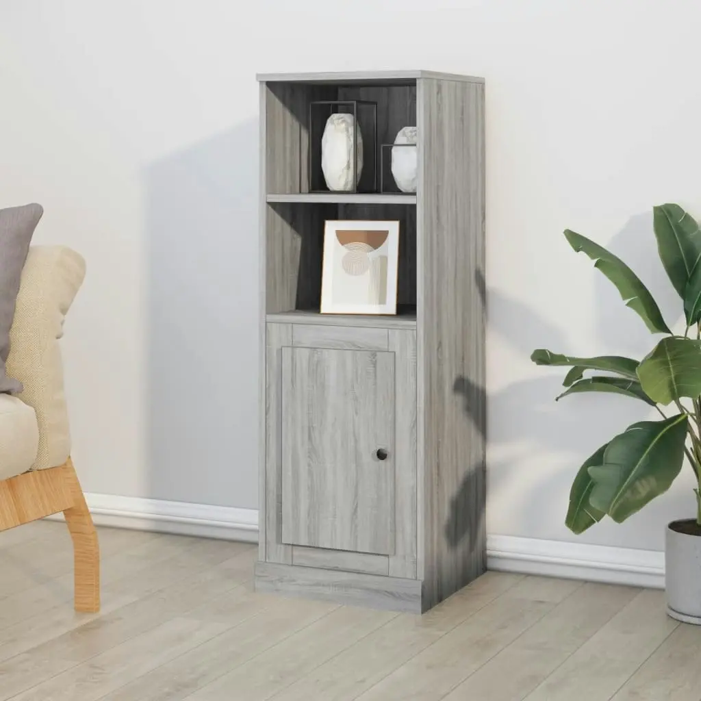 Highboard Grey Sonoma 36x35.5x103.5 cm Engineered Wood 816326