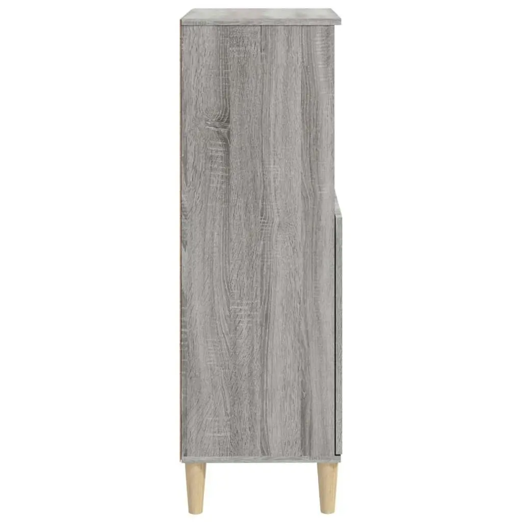 Highboard Grey Sonoma 60x36x110 cm Engineered Wood 821226